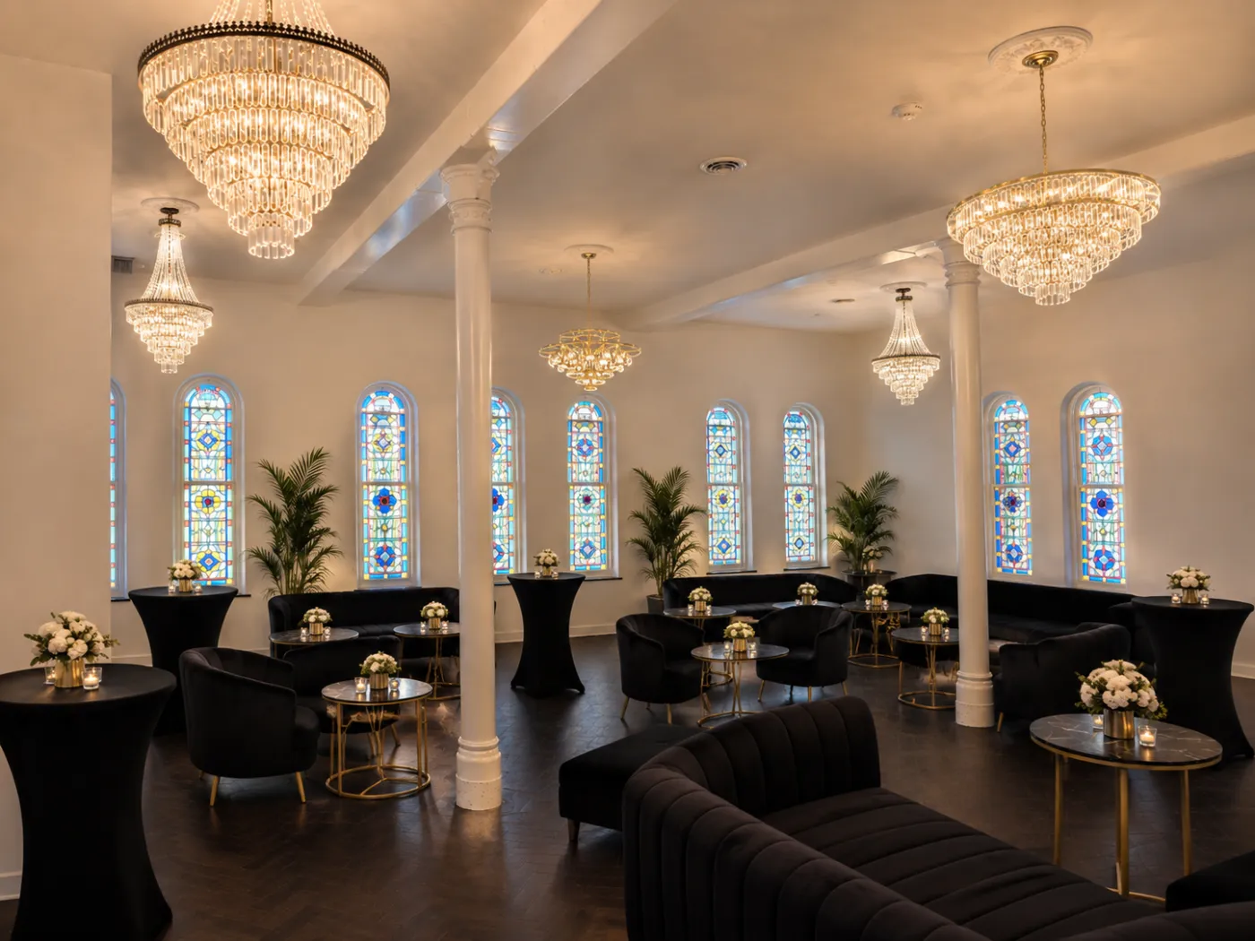 The VIP lounge with lounge furniture
